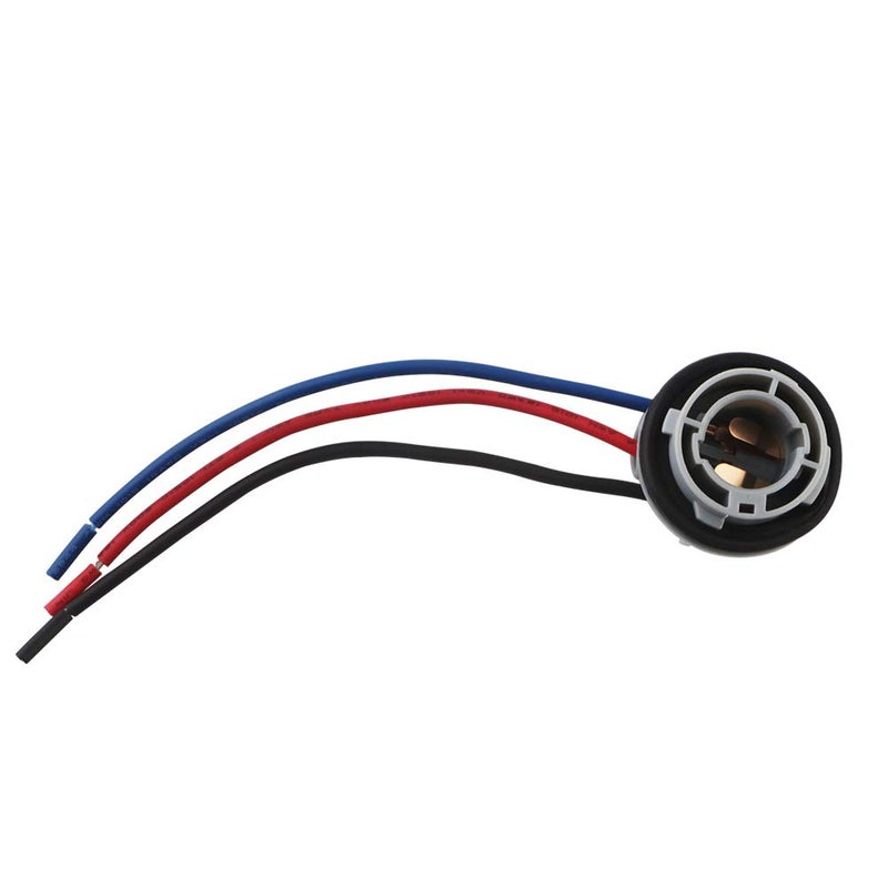 GLL Stradard 1157 LED Bulbs Socket Holder Auto Car Plastic Waterproof Turn Signal Tail Stop Rear Brake Light Base Harness Plugs Connectors Pre-wired Wiring Sockets - Image 3